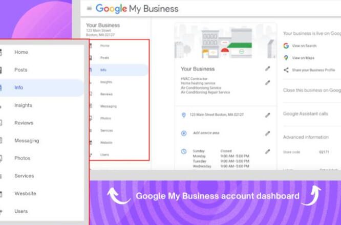 Improve categories, services, descriptions, photos, and profile completeness.